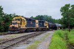 The AOK waits to cross the UP Main 